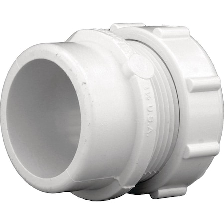Charlotte Pipe And Foundry 1-1/2 In. x 1-1/2 In. or 1-1/4 In. SPG x Tubular PVC Waste Adapter PVC 00103R 0600HA